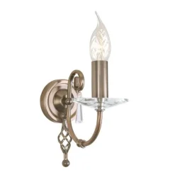 Elstead Lighting Kinkiety I Lampy Na Ścianę|Lampy Do Salonu, Oświetlenie Salonu<Aegean Aged Brass - - kinkiet pojedynczy