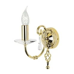 Elstead Lighting Kinkiety I Lampy Na Ścianę|Lampy Do Salonu, Oświetlenie Salonu<Aegean Polished Brass - - kinkiet pojedynczy
