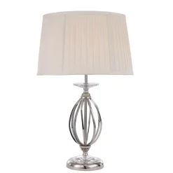 Elstead Lighting Lampki Na Biurko, Oświetlenie Biurkowe|Lampy Na Biurko Klasyczne<Aegean Polished Nickel - - lampa biurkowa klasyczna