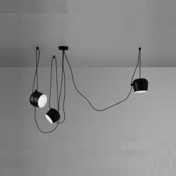 Flos Żyrandole|Wiszące Ekskluzywne<Aim 3 Ø24 czarny - - lampa pająk