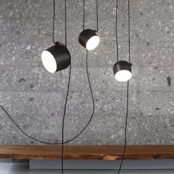 Flos Żyrandole|Wiszące Ekskluzywne<Aim Small 3 czarny - - lampa pająk