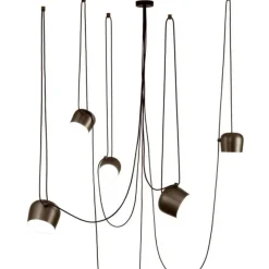 Flos Żyrandole|Wiszące Ekskluzywne<Aim Small 5 czarny - - lampa pająk