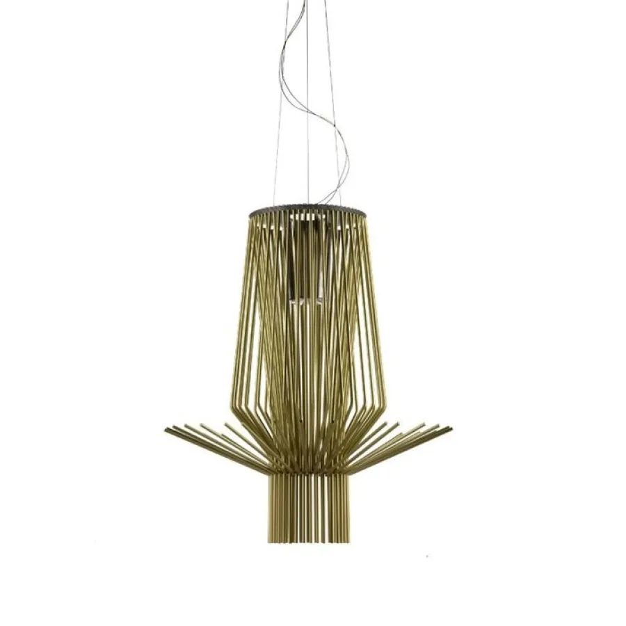 Foscarini Żyrandole|Wiszące Ekskluzywne<Allegretto Assai Ø76 złoty - - lampa wisząca złotyNapięcie: 230V