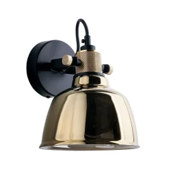 Nowodvorski Kinkiety I Lampy Na Ścianę|Lampy Do Salonu, Oświetlenie Salonu<Amalfi Gold 9155 - - kinkiet nowoczesny