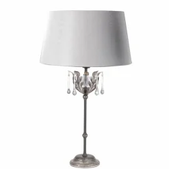 Elstead Lighting Lampki Na Biurko, Oświetlenie Biurkowe|Lampy Do Salonu, Oświetlenie Salonu<Amarilli Black And Silver - - lampa biurkowa klasyczna