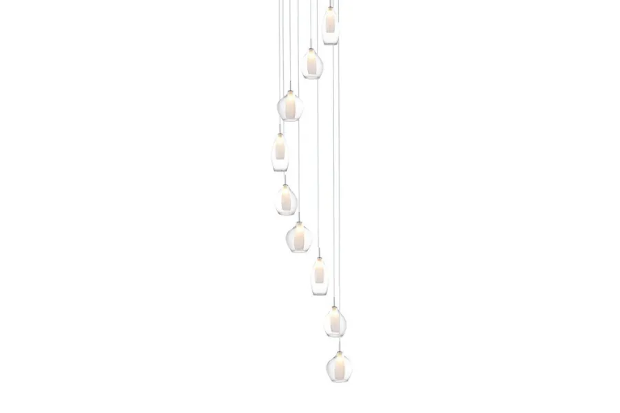 AZzardo Żyrandole|Lampy Do Salonu, Oświetlenie Salonu<Amber Milano 9 - - lampa wisząca