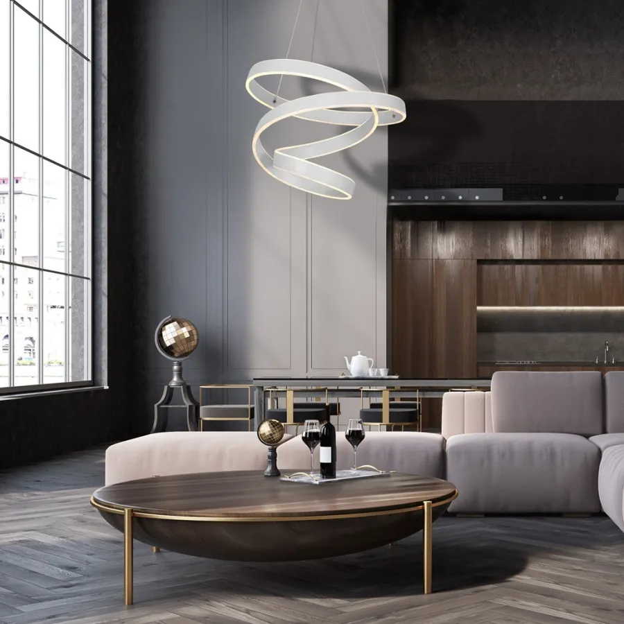 Milagro Żyrandole|Nowoczesne Lampy Wiszące<Andromeda White - - lampa wisząca nowoczesna