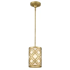 Elstead Lighting Lampy Do Sypialni, Oświetlenie Do Sypialni|Lampy Wiszące Klasyczne<Arabella Distressed Gold Ø17 - - lampa wisząca klasyczna