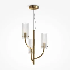 Maytoni Żyrandole<Arco Brass III - - lampa wisząca