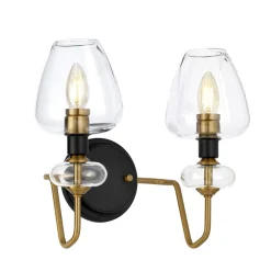 Elstead Lighting Kinkiety I Lampy Na Ścianę<Armand 2 Brass - - kinkiet