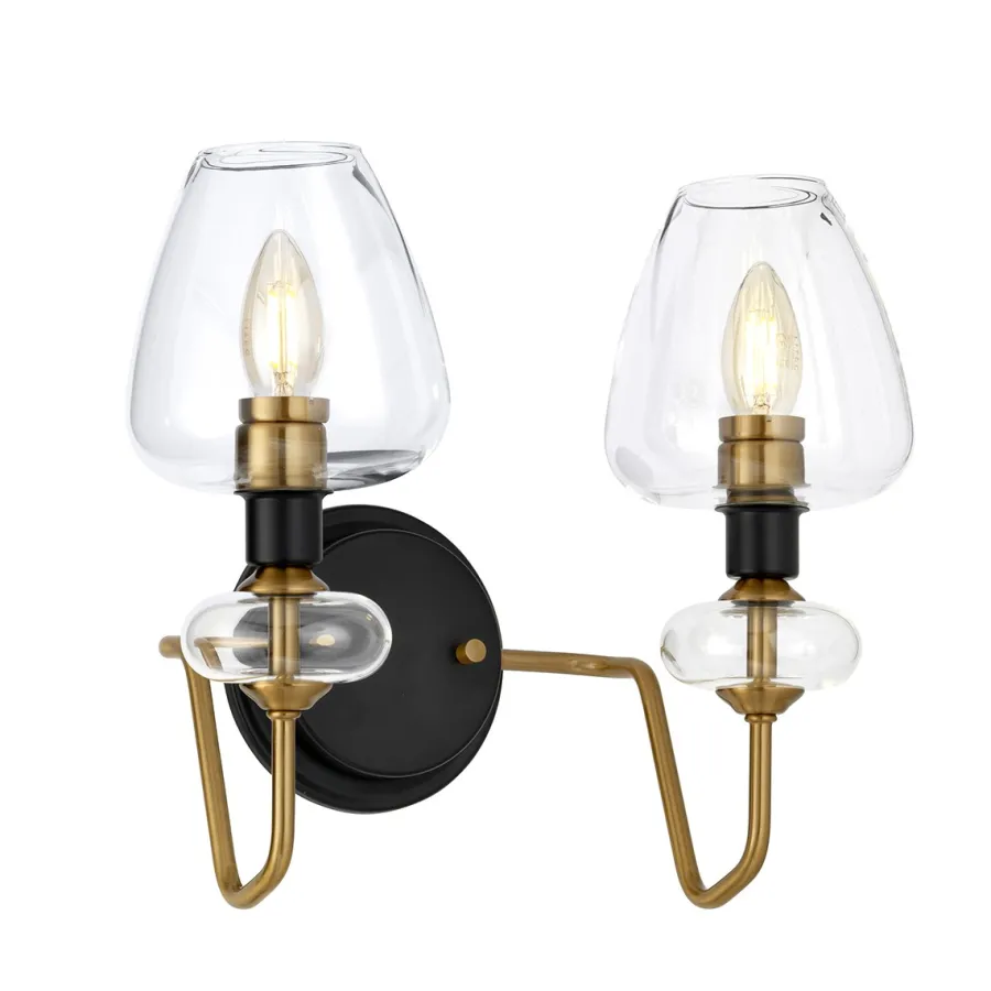 Elstead Lighting Kinkiety I Lampy Na Ścianę<Armand 2 Brass - - kinkiet