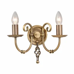 Elstead Lighting Kinkiety I Lampy Na Ścianę|Lampy Do Salonu, Oświetlenie Salonu<Artisan Aged Brass - - kinkiet klasyczny