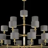 Kutek Mood Żyrandole|Lampy Wiszące Klasyczne<Art-Zw-12+6+3(Zm) - - żyrandol designerski