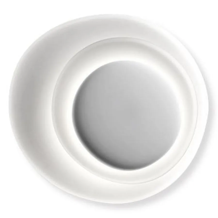 Foscarini Kinkiety I Lampy Na Ścianę|Ekskluzywne I Luksusowe Kinkiety<Bahia Led Ø70 biały - - lampa ścienna białyNapięcie: 230V