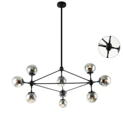 Orlicki Design Żyrandole|Lampy Nad Schody<Bao Nero Fume - - lampa wisząca