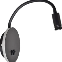 Milagro Kinkiety I Lampy Na Ścianę|Kinkiety Nowoczesne<Base Black ML6354 - - kinkiet nowoczesny