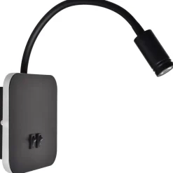 Milagro Kinkiety I Lampy Na Ścianę|Lampy Młodzieżowe<Base Black ML6352 - - kinkiet nowoczesny