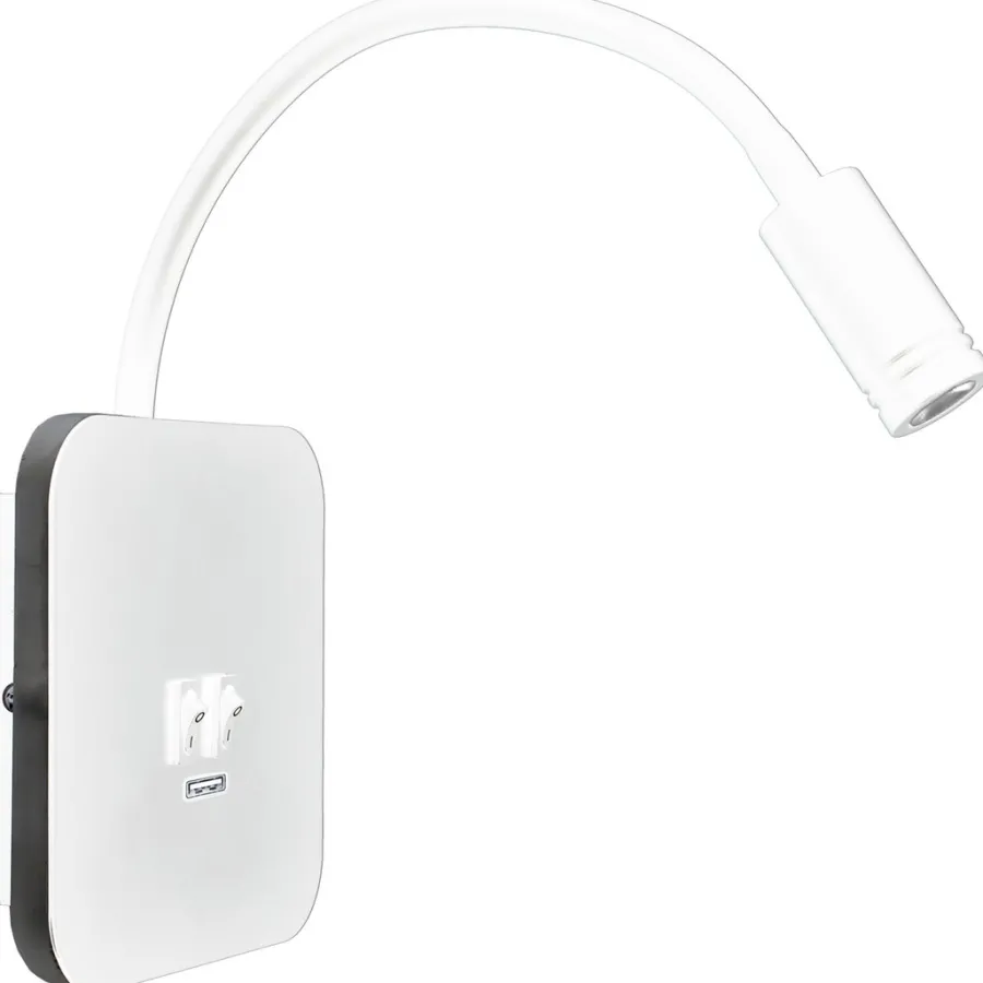 Milagro Kinkiety I Lampy Na Ścianę|Kinkiety Nowoczesne<Base White ML6351 - - kinkiet nowoczesny