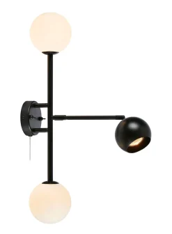 Markslu00f6jd Kinkiety I Lampy Na Ścianę<Beside czarny - Markslöjd - kinkiet