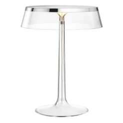 Flos Lampki Na Biurko, Oświetlenie Biurkowe|Biurkowe Ekskluzywne<Bon Jour H41 chrom, przezroczysty - - lampa biurkowa chrom, przezroczystyNapięcie: 230V