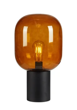 Markslu00f6jd Lampki Na Biurko, Oświetlenie Biurkowe<Brooklyn Black-Brown - Markslöjd - lampa stołowa