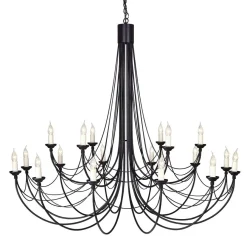 Elstead Lighting Żyrandole|Lampy Wiszące Klasyczne<Carisbrooke Black Ø143 - - lampa wisząca klasyczna