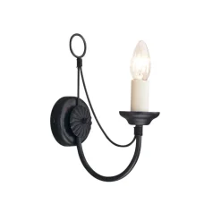 Elstead Lighting Kinkiety I Lampy Na Ścianę|Lampy Do Salonu, Oświetlenie Salonu<Carisbrooke Black - - kinkiet klasyczny