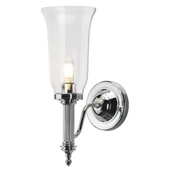 Elstead Lighting Kinkiety I Lampy Na Ścianę|Lampy Do Łazienki<Carroll Led Polished Chrome H34 - - kinkiet łazienkowy
