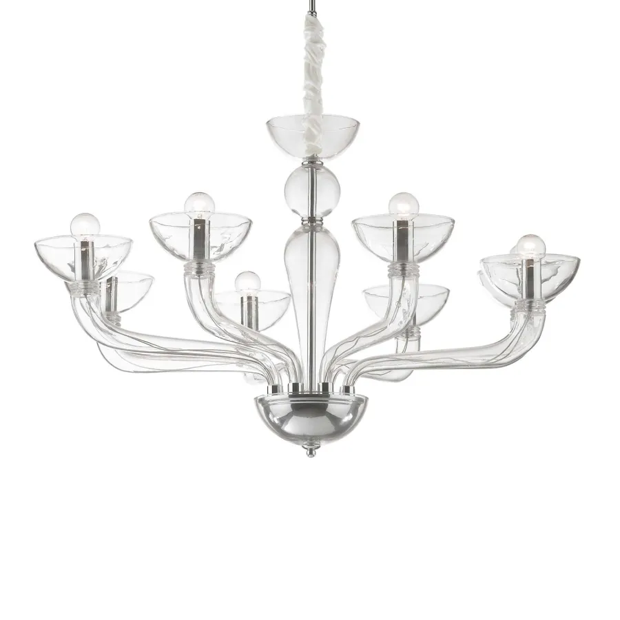 Ideal Lux Żyrandole|Lampy Do Salonu, Oświetlenie Salonu<Casanova SP8 - - lampa wisząca