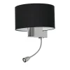 Milagro Kinkiety I Lampy Na Ścianę|Kinkiety Nowoczesne<Casino Black-Chrome Led - - kinkiet nowoczesny