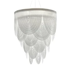 Slamp Żyrandole|Lampy Do Sypialni, Oświetlenie Do Sypialni<Ceremony Ø90 biały - - lampa wisząca białyNapięcie: 230V