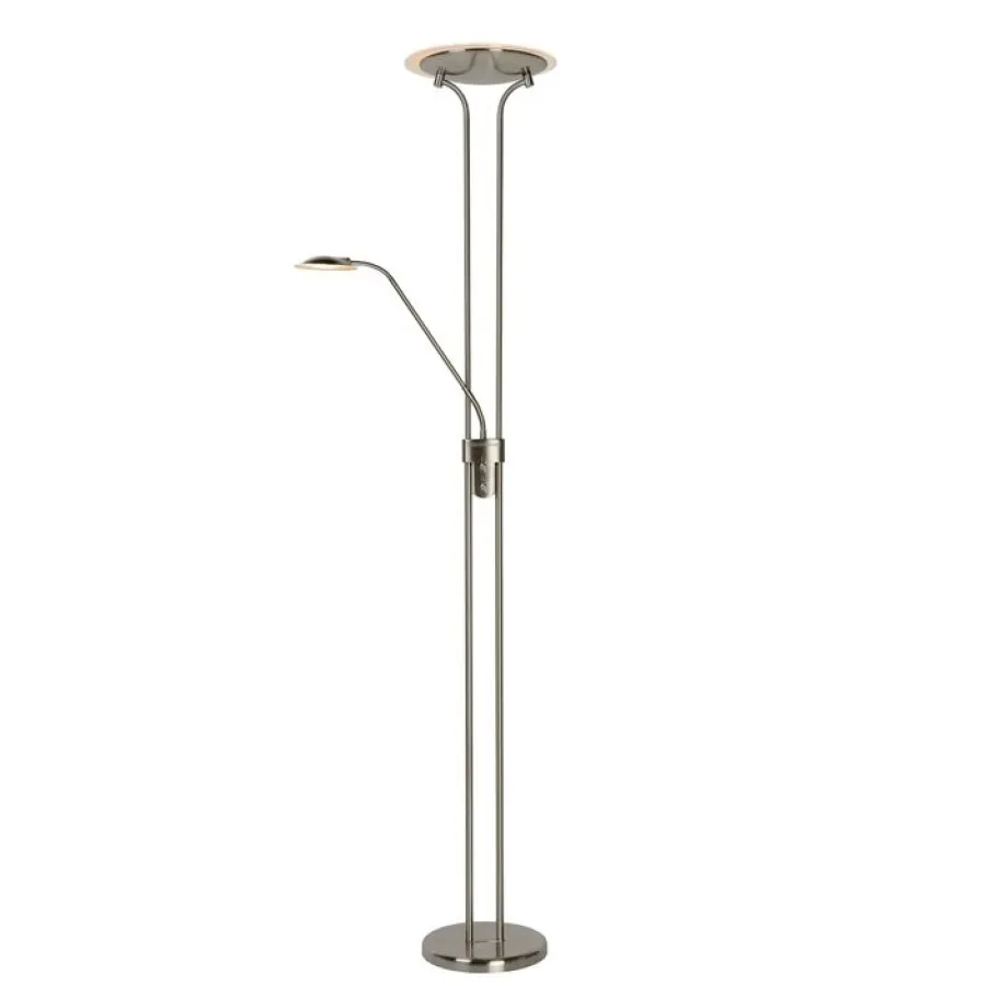 Lucide Lampy Stojące I Podłogowe|Lampy Do Sypialni, Oświetlenie Do Sypialni<Champion Led H180 chrom - - lampa podłogowa chromNapięcie: 230V