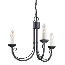 Elstead Lighting Żyrandole|Lampy Wiszące Klasyczne<Chartwell Black - - lampa wisząca 3-ramienna