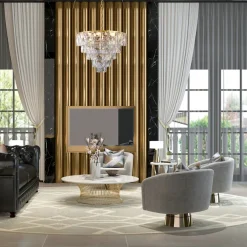 Milagro Lampy Wiszące Klasyczne<Chelsea Gold - - lampa wisząca klasyczna