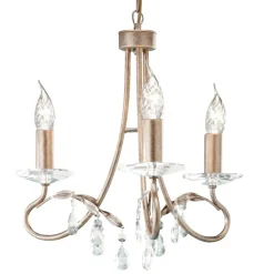 Elstead Lighting Żyrandole|Lampy Do Salonu, Oświetlenie Salonu<Christina Silver And Gold - - lampa wisząca 3-ramienna