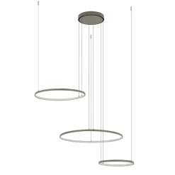 Nowodvorski Żyrandole<Circolo Led Silk Olive 3000K 11398 - - lampa wisząca