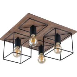 Nowodvorski Plafony Sufitowe I Ścienne|Lampy Młodzieżowe<Coba Antique Brown Iv 9044 - - plafon nowoczesny