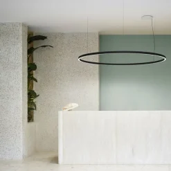 Luceplan Wiszące Ekskluzywne|Lampy Do Salonu, Oświetlenie Salonu<Compendium Circle Ø110 czarny - - lampa wisząca czarnyNapięcie: 230V