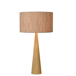Lucide Lampki Na Biurko, Oświetlenie Biurkowe|Lampy Do Sypialni, Oświetlenie Do Sypialni<Conos H65 drewno - - lampa biurkowa