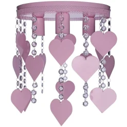 Milagro Kinkiety I Lampy Na Ścianę|Lampy Do Pokoju Dziecięcego, Oświetlenie Dla Dzieci<Corazon pink - - kinkiet dziecięcy