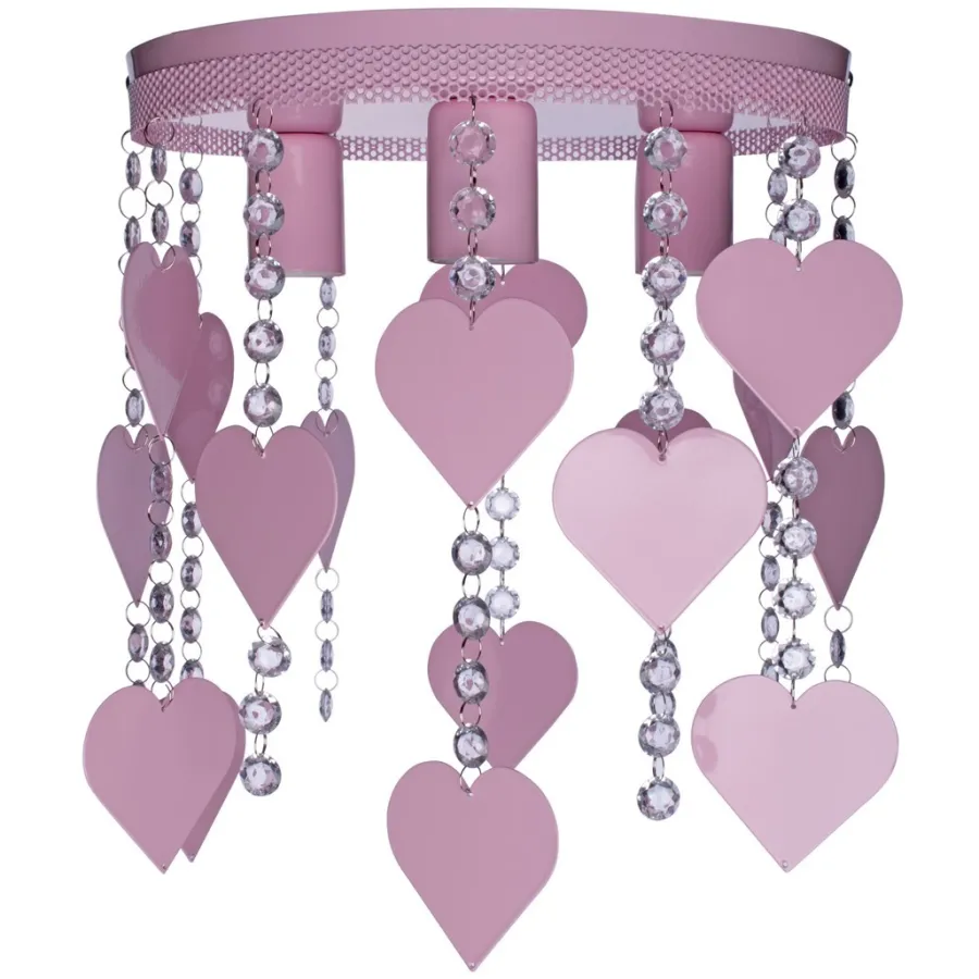 Milagro Kinkiety I Lampy Na Ścianę|Lampy Do Pokoju Dziecięcego, Oświetlenie Dla Dzieci<Corazon pink - - kinkiet dziecięcy