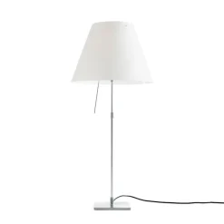 Luceplan Lampki Na Biurko, Oświetlenie Biurkowe|Biurkowe Ekskluzywne<Costanza H76/110 biały, aluminium - - lampa biurkowa biały, aluminiumNapięcie: 230V