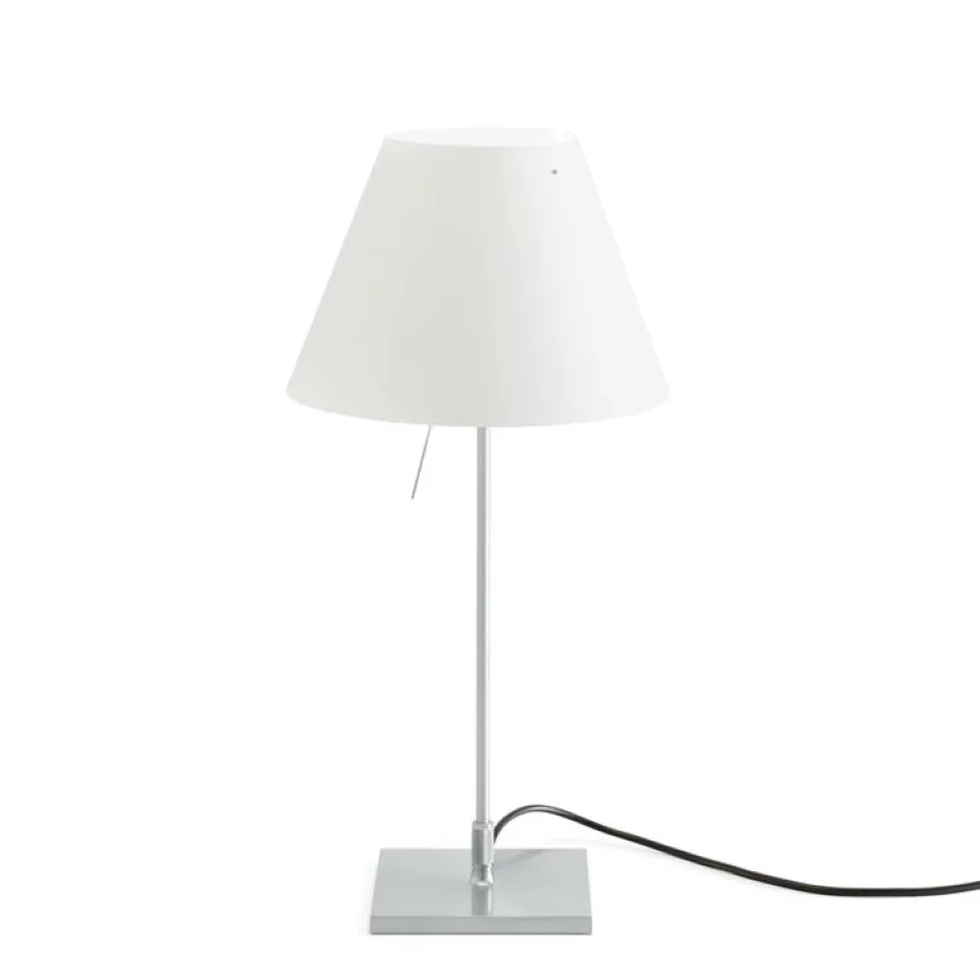 Luceplan Lampki Na Biurko, Oświetlenie Biurkowe|Biurkowe Ekskluzywne<Costanzina H51 biały - - lampa biurkowa białyNapięcie: 230V