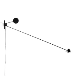 Luceplan Kinkiety I Lampy Na Ścianę|Ekskluzywne I Luksusowe Kinkiety<Counterbalance L191.6 czarny - - lampa ścienna