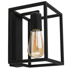 Nowodvorski Kinkiety I Lampy Na Ścianę|Lampy Do Sypialni, Oświetlenie Do Sypialni<Crate Black 9046 - - kinkiet nowoczesny