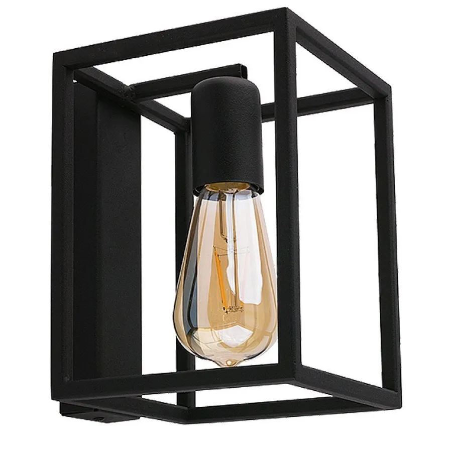 Nowodvorski Kinkiety I Lampy Na Ścianę|Lampy Do Sypialni, Oświetlenie Do Sypialni<Crate Black 9046 - - kinkiet nowoczesny