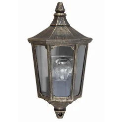 Elstead Lighting Kinkiety Zewnętrzne: Ogrodowe I Elewacyjne|Lampy Ogrodowe, Oświetlenie Do Ogrodu<Cricklade Black/Gold - - kinkiet ogrodowy
