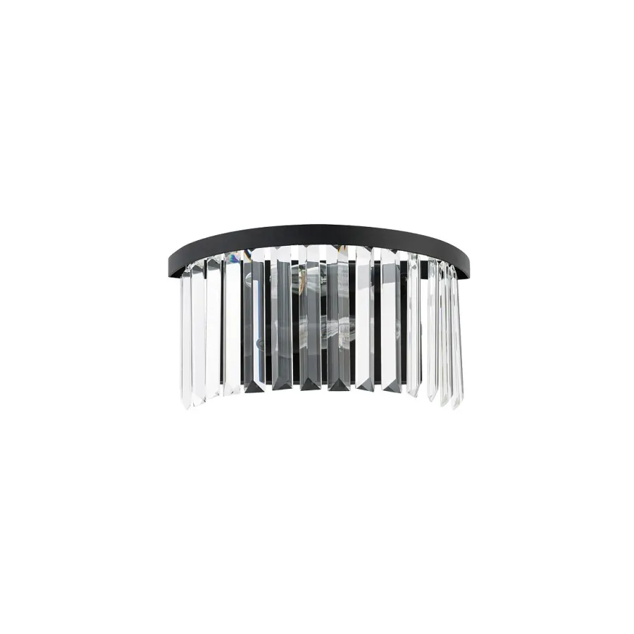 Nowodvorski Kinkiety I Lampy Na Ścianę|Kinkiety Kryształowe<Cristal Black - - kinkiet