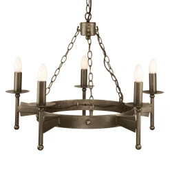 Elstead Lighting Żyrandole|Lampy Wiszące Klasyczne<Cromwell Old Bronze - - lampa wisząca 5-ramienna