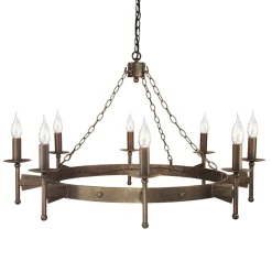 Elstead Lighting Żyrandole|Lampy Wiszące Klasyczne<Cromwell Old Bronze - - lampa wisząca 8-ramienna